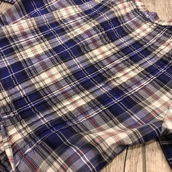 Miley Cyrus MaXazria plaid button down shirt / tunic - Picture 8 of 11